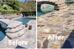 Paver cleaning sealing Newbury Park CA - Xtra Clean driveway patio pressure washing nano sealing