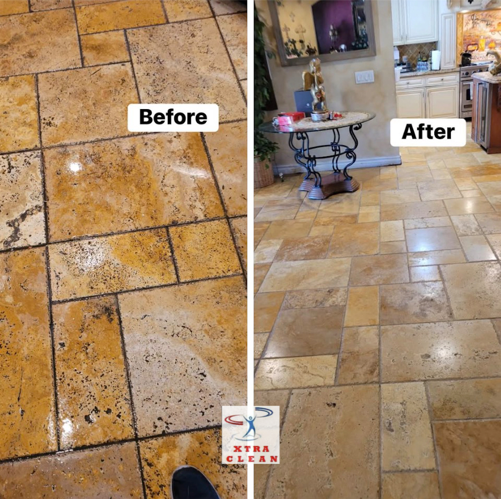 Whole-home floor restoration results, Sycamore Canyon, Westlake Village